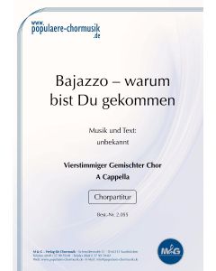 Bajazzo - Warum bist du gekommen