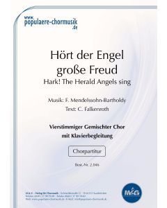 Hört der Engel große Freud'