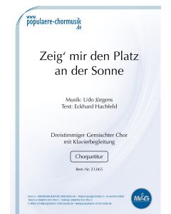 Zeig' mir den Platz an der Sonne