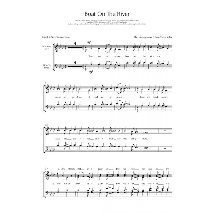 Buchhandlung Sackgasse Sie boat on the river gitarre geduldig Rippe