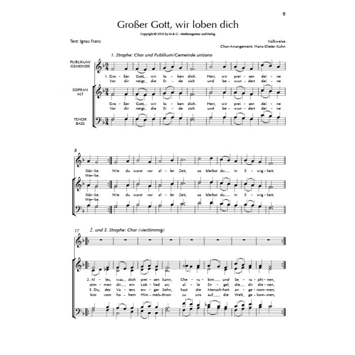 Grosser Gott Wir Loben Dich