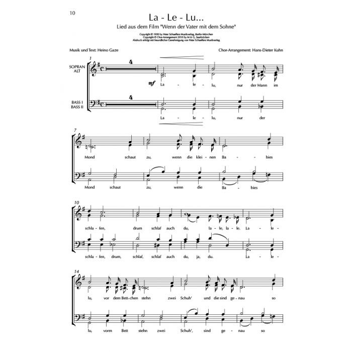 La Le Lu - Song Lyrics and Music by Heinz Rühmann arranged by