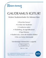 *GAUDEAMUS IGITUR – Heitere Studentenlieder*