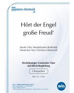 Hört der Engel große Freud'